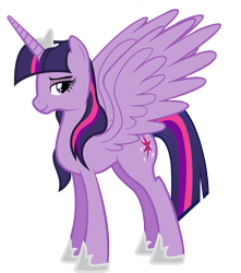 Size: 705x798 | Tagged: safe, artist:dlazerous, artist:misterlolrus, artist:moongazeponies, edit, twilight sparkle, twilight sparkle (alicorn), alicorn, pony, female, hilarious in hindsight, mare, simple background, solo, spread wings, transparent background, ultimate twilight, vector, vector edit, wings
