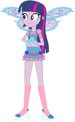 Size: 333x540 | Tagged: safe, artist:selenaede, artist:user15432, twilight sparkle, human, equestria girls, base used, believix, belly button, bloom, bloom (winx club), clothes, crossover, fairies are magic, fairy, fairy wings, gloves, humanized, midriff, rainbow s.r.l, winged humanization, wings, winx club