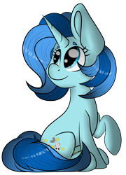 Size: 3598x5000 | Tagged: safe, artist:hellishprogrammer, oc, oc only, oc:fishie wishes, pony, unicorn, absurd resolution, female, high res, mare, raised hoof, simple background, sitting, solo, transparent background