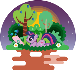 Size: 1696x1582 | Tagged: safe, artist:cherry-lei, twilight sparkle, pony, unicorn, book, female, mare, reading, simple background, solo, transparent background, vector