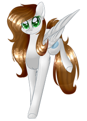 Size: 1024x1416 | Tagged: safe, artist:little-sketches, oc, oc only, oc:marshmellow bubbles, pegasus, pony, eye clipping through hair, female, mare, simple background, solo, transparent background