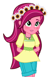 Size: 886x1343 | Tagged: artist needed, source needed, safe, gloriosa daisy, equestria girls, legend of everfree, .svg available, clothes, magical geodes, shorts, simple background, solo, svg, transparent background, vector