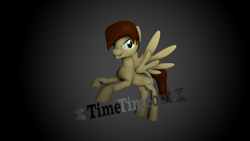 Size: 3850x2165 | Tagged: safe, artist:timetimeout, oc, oc only, pegasus, pony, 3d, male, smiling, solo, source filmmaker, stallion, text