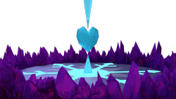 Size: 1920x1080 | Tagged: safe, artist:silshadnic, 3d, blender, crystal empire, crystal heart, crystal shard, cycles render, simple background, transparent background