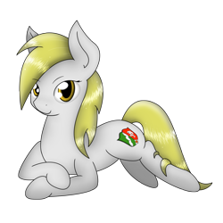 Size: 1280x1280 | Tagged: safe, artist:charrez, oc, oc only, oc:westfalia, earth pony, pony, blonde, blonde mane, blonde tail, cutie mark, golden eyes, lying down, solo