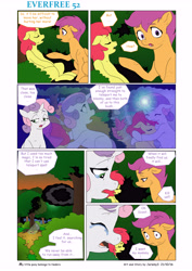 Size: 5784x8176 | Tagged: safe, artist:jeremy3, apple bloom, scootaloo, sweetie belle, pony, comic:everfree, absurd resolution, comic, crying, cutie mark crusaders