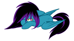 Size: 1024x576 | Tagged: safe, artist:despotshy, oc, oc only, oc:despy, pegasus, pony, bloodshot eyes, crying, sad, simple background, solo, transparent background