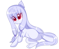 Size: 3000x2520 | Tagged: safe, artist:akarui-orenji, earth pony, pony, female, high res, mare, mayoi neko, ponified, simple background, solo, transparent background