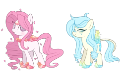 Size: 1700x1000 | Tagged: safe, artist:peachesandcreamated, oc, oc only, original species, crystalline, female, mare