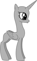 Size: 4449x7345 | Tagged: safe, artist:illumnious, oc, oc only, alicorn, pony, .ai available, .svg available, absurd resolution, base, simple background, solo, transparent background, vector