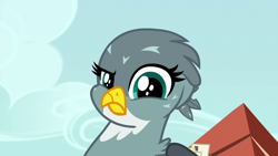 Size: 1280x720 | Tagged: safe, screencap, gabby, griffon, pony, the fault in our cutie marks, solo