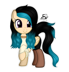 Size: 3096x3232 | Tagged: safe, artist:aldobronyjdc, oc, oc only, oc:adenzell harmony, clothes, rule 63, simple background, solo, transparent background