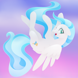 Size: 2000x2000 | Tagged: safe, artist:orcakisses, oc, oc only, oc:fanfair falls, pegasus, pony, falling, female, mare, solo