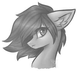 Size: 1461x1349 | Tagged: safe, artist:monogy, oc, oc only, pony, bust, female, mare, portrait, solo