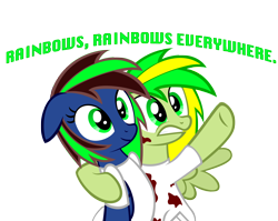 Size: 6290x5000 | Tagged: safe, artist:maliciousbadger, oc, oc only, oc:wooden toaster, pegasus, pony, absurd resolution, duo, floppy ears, request, simple background, smiling, transparent background, vector