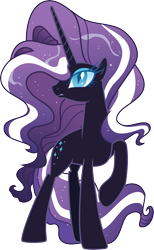 Size: 4000x6512 | Tagged: safe, artist:jeatz-axl, idw, nightmare rarity, absurd resolution, simple background, solo, transparent background, vector