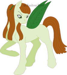 Size: 520x584 | Tagged: safe, artist:t-aroutachiikun, oc, oc only, oc:omar, pegasus, pony, base used, leaf wings, male, simple background, solo, stallion, transparent background