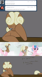 Size: 2400x4400 | Tagged: safe, artist:jake heritagu, firefly, oc, oc:sandy hooves, pony, absurd resolution, ask pregnant scootaloo, comic, crying, deathbed