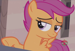 Size: 706x478 | Tagged: safe, screencap, scootaloo, pony, hard to say anything, solo