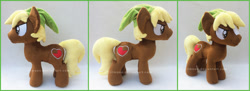 Size: 2046x743 | Tagged: safe, artist:lilmoon, quarter hearts, pony, flutter brutter, irl, link, male, photo, plushie, rupee, solo, stallion, the legend of zelda