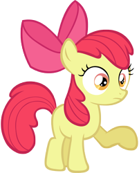 Size: 4689x5845 | Tagged: safe, artist:lilcinnamon, apple bloom, earth pony, pony, .psd available, absurd resolution, female, filly, simple background, solo, trace, transparent background