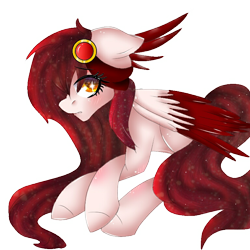 Size: 768x768 | Tagged: safe, artist:ticcitobiartone, oc, oc only, oc:sora, pony, seraph, colored pupils, female, mare, multiple wings, simple background, solo, transparent background