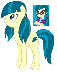 Size: 1478x1886 | Tagged: safe, artist:berrypunchrules, juniper montage, earth pony, pony, equestria girls, bangs, equestria girls ponified, ponified, simple background, solo, transparent background