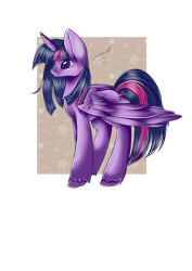 Size: 1024x1448 | Tagged: safe, artist:xstarshellx, twilight sparkle, twilight sparkle (alicorn), alicorn, pony, solo