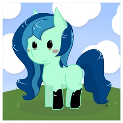 Size: 1597x1597 | Tagged: safe, artist:rockarboom, oc, oc only, oc:minty star, earth pony, pony, request