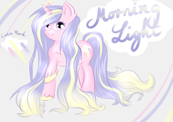 Size: 800x566 | Tagged: safe, artist:nuumia, oc, oc only, oc:morning light, solo