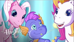 Size: 1920x1080 | Tagged: safe, screencap, cotton candy (g3), daffidazey, master kenbroath gilspotten heathspike, g3, the princess promenade, hasbro studios