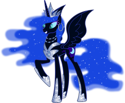 Size: 6000x4938 | Tagged: safe, artist:magister39, nightmare moon, alicorn, pony, absurd resolution, alternate universe, armor, crown, jewelry, nightmareverse, regalia