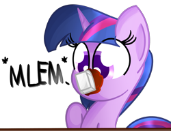 Size: 1991x1526 | Tagged: safe, artist:pastelhorses, twilight sparkle, eating, food, mcdonald's, mlem, rick and morty, sauce, simple background, szechuan sauce, tongue out, transparent background