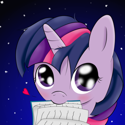 Size: 3000x3000 | Tagged: safe, artist:o-fluttershy-o, twilight sparkle, pony, book, cute, mouth hold, solo, twiabetes