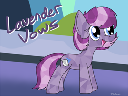 Size: 4032x3024 | Tagged: safe, artist:toonboy92484, oc, oc only, oc:lavender vows, crystal pony, pony, absurd resolution, solo