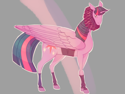 Size: 4000x3000 | Tagged: safe, artist:chronodia, twilight sparkle, twilight sparkle (alicorn), alicorn, pony, absurd resolution, clothes, collar, elizabethan, ruff (clothing), simple background, solo