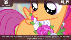 Size: 640x360 | Tagged: safe, screencap, scootaloo, pony, flight to the finish, cinemare sins, solo