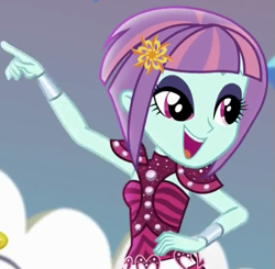 Size: 555x543 | Tagged: safe, screencap, sunny flare, dance magic, equestria girls, spoiler:eqg specials, cropped, dance magic (song), solo