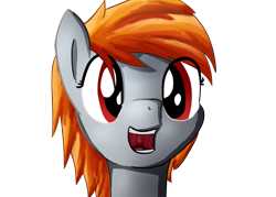 Size: 1225x875 | Tagged: safe, artist:drakinite, oc, oc only, oc:tridashie, :d, commission, profile, smiling, solo