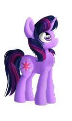 Size: 1791x2990 | Tagged: safe, artist:alexander56910, twilight sparkle, pony, chest fluff, simple background, solo, transparent background