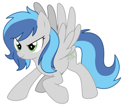 Size: 1420x1220 | Tagged: safe, artist:alicornparty, oc, oc only, pegasus, pony, female, mare, simple background, solo, spread wings, transparent background, wings