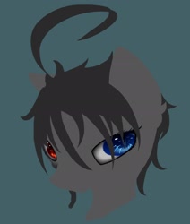 Size: 2042x2407 | Tagged: safe, artist:adetuddymax, oc, oc only, oc:adetuddymax, heterochromia, looking at you, practice, solo