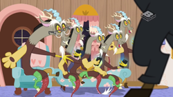 Size: 1024x576 | Tagged: safe, screencap, discord, draconequus, discordant harmony, boomerang (tv channel), male, solo