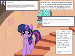 Size: 1280x960 | Tagged: safe, artist:cybersquirrel, twilight sparkle, pony, ask, creepy-twilight, solo, tumblr