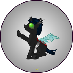 Size: 5000x5000 | Tagged: safe, artist:lakword, oc, oc only, oc:flik, changeling, absurd resolution, changeling oc, simple background, solo, transparent background