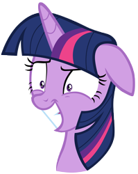 Size: 7000x8800 | Tagged: safe, artist:tardifice, twilight sparkle, absurd resolution, eye twitch, fake smile, forced smile, grin, photoshop, simple background, smiling, solo, squee, transparent background, vector