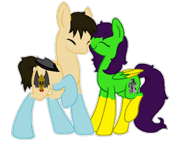 Size: 534x437 | Tagged: safe, artist:anxiouslilnerd, oc, oc only, oc:camoflage cat, oc:golden death, bat pony, pegasus, pony, base used, couple, golden camo, oc x oc, shipping