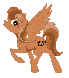 Size: 871x970 | Tagged: safe, artist:beardie, oc, oc only, oc:sign, alicorn, pony, alicorn oc, alicornified, freckles, race swap, simple background, solo, transparent background