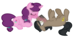 Size: 1700x830 | Tagged: safe, artist:thefanficfanpony, doctor caballeron, sugar belle, earth pony, pony, unicorn, base used, blushing, cabelle, crack shipping, eyes closed, female, male, mare, shipping, stallion, straight