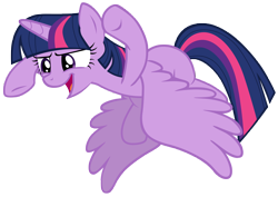 Size: 9900x7000 | Tagged: safe, artist:tardifice, twilight sparkle, twilight sparkle (alicorn), alicorn, pony, a flurry of emotions, absurd resolution, female, mare, missing cutie mark, simple background, solo, spread wings, transparent background, vector, wings